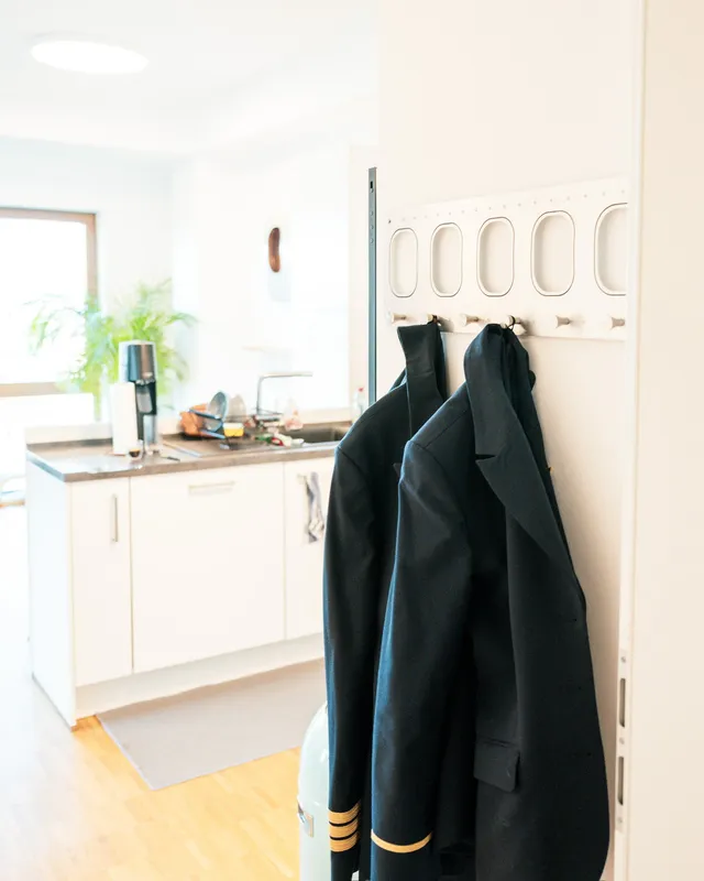 aircraftwindows Coat Racks Garderobe Flugzeugfenster 3 Fenster